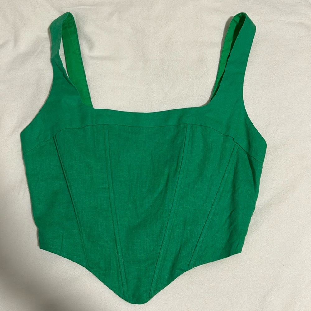 NIA THE BRAND Corset Top